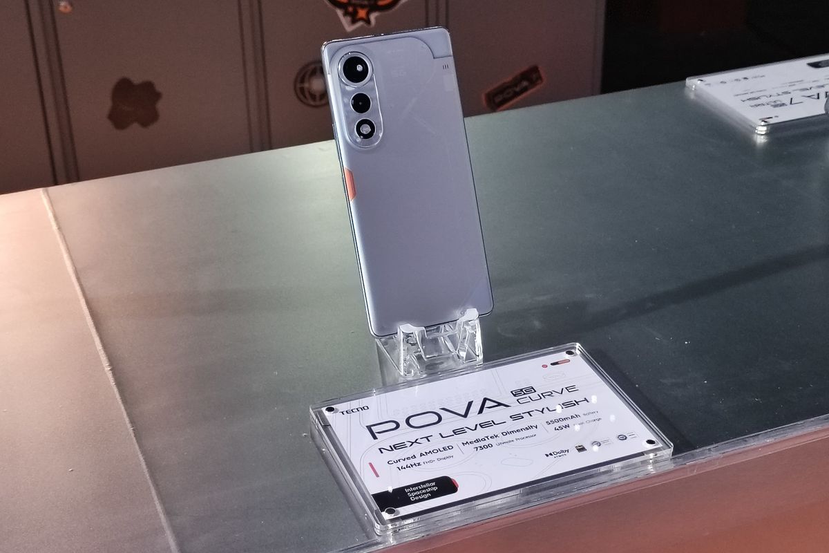 Tecno, Tecno Pova Curve 5G, spesifikasi Tecno Pova Curve 5G, harga Tecno Pova Curve 5G, Tecno Pova Curve 5G Resmi di Indonesia, Ponsel Layar Lengkung Pertama Seri Pova