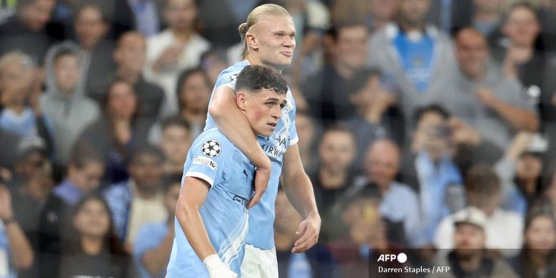 Manchester City, Napoli, Liga Champions, Antonio Conte, Pep Guardiola, UEFA Champions League, Liga Champions 2025-2026, man city vs napoli, Skor Man City Vs Napoli 2-0, Pep Guardiola Iri dengan Antonio Conte