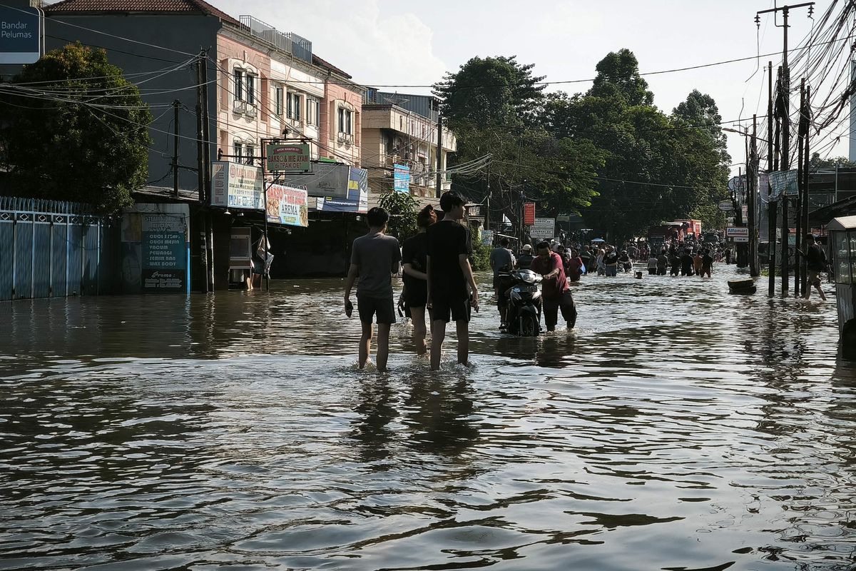 Genangan air, hujan deras, Pantau Arus Lalu Lintas Jakarta, Banjir Akibat Hujan Hari Ini
