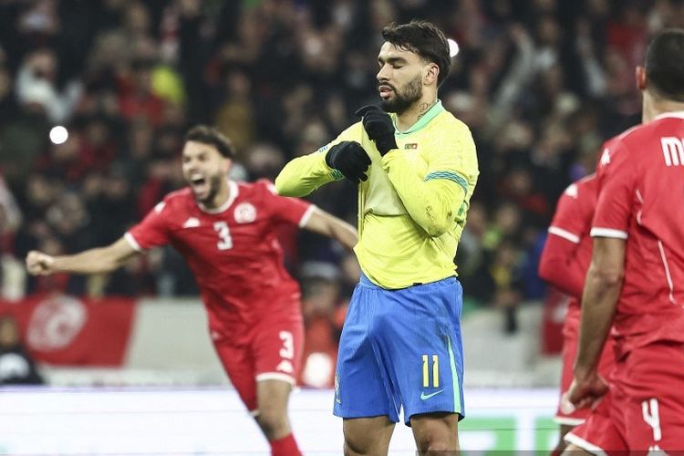 hasil Brasil vs Tunisia, Carlo Ancelotti, Timnas Brasil, FIFA Matchday, hasil Brasil Vs Tunisia, Ancelotti Sebut Alasan Penurunan Performa di Skor Brasil Vs Tunisia