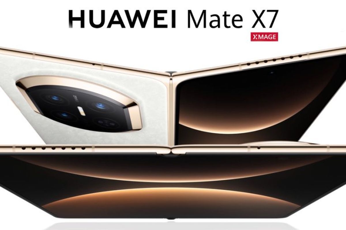Huawei, ponsel lipat, Mate X7, huawei, mate x7, mate x7 collector editon, Ponsel Lipat Huawei Mate X7 Resmi, Lebih Tipis, Ringan, dan Kini Tahan Debu