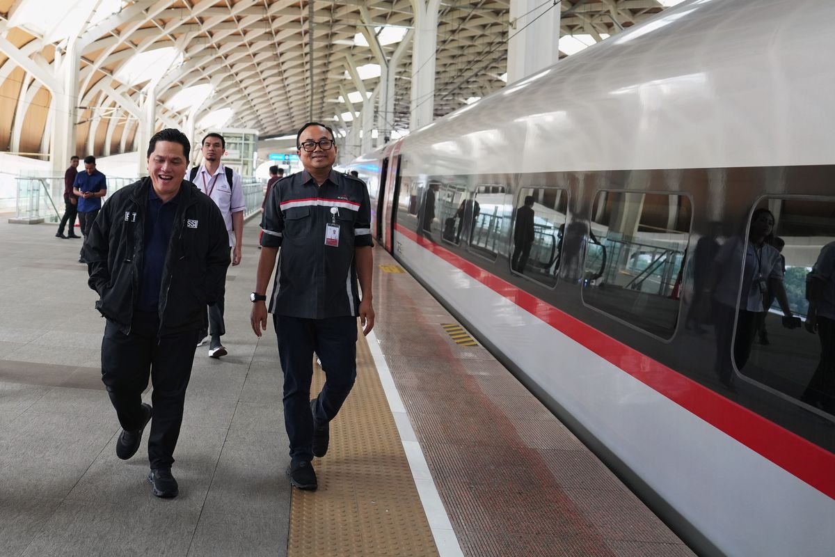 PSSI, Timnas Putri Indonesia, Erick Thohir Naik Whoosh ke Bandung, Beri Dukungan Langsung untuk Timnas Putri Indonesia