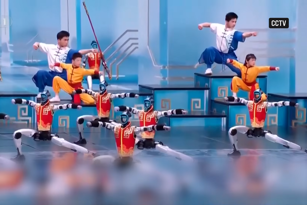 Robot, kungfu, salto, Imlek, Unitree, Galbot, Noetix, MagicLab, Robot Humanoid China Naik Level, Kini Bisa Menari, Kungfu, dan Salto dengan Luwes