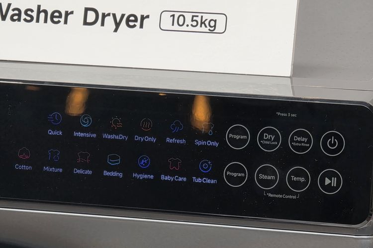 Xiaomi, mesin cuci, Mijia, Mijia Front Load Washer Dryer, Mijia Front Load Washer Dryer 10,5 Kg Resmi, Mesin Cuci Pintar Pertama Xiaomi di Indonesia