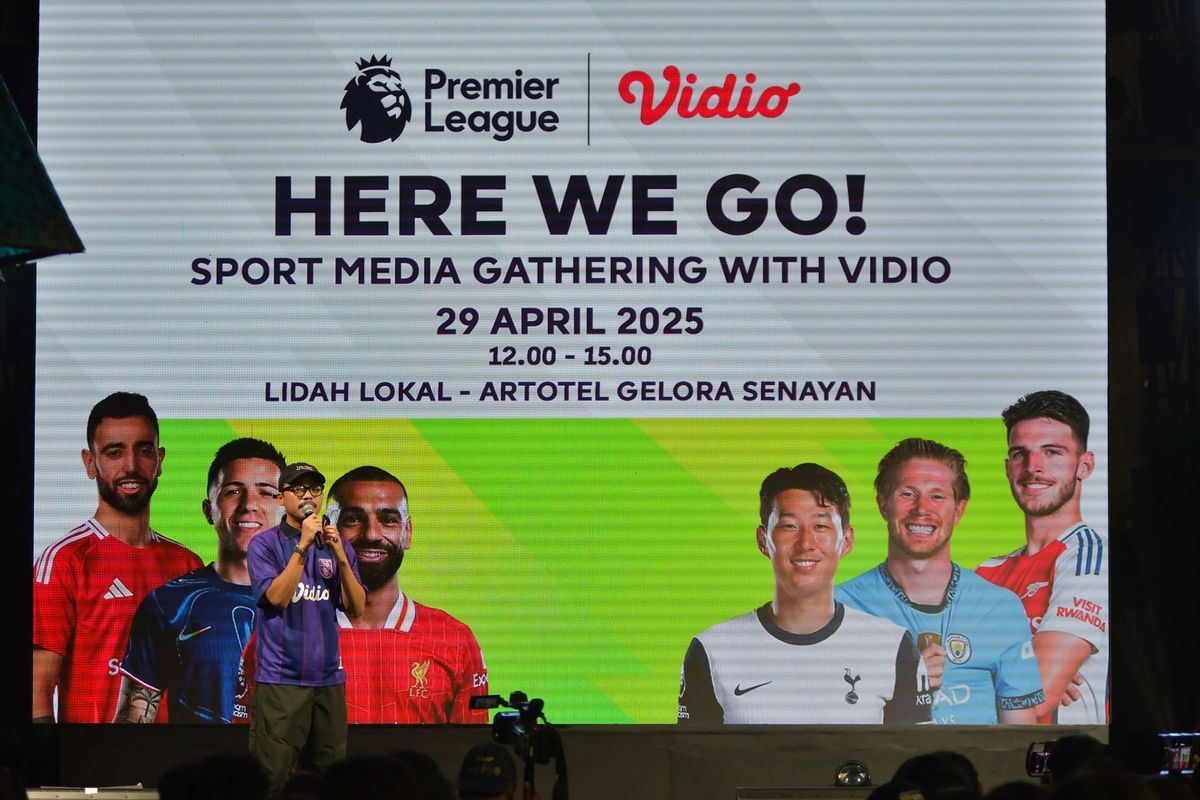 Vidio, Premier League, Liga Inggris, Kontrak Siaran, Vidio Perpanjang Hak Siar Premier League Hingga 2028, Libatkan Romano
