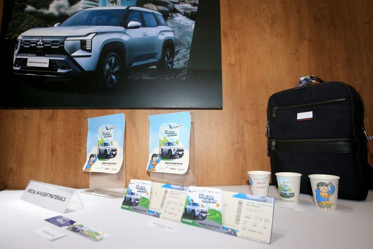 Mitsubishi, Garuda Indonesia, Tahilalats, GIIAS, Mitsubishi Gandeng Garuda Indonesia dan Tahilalats
