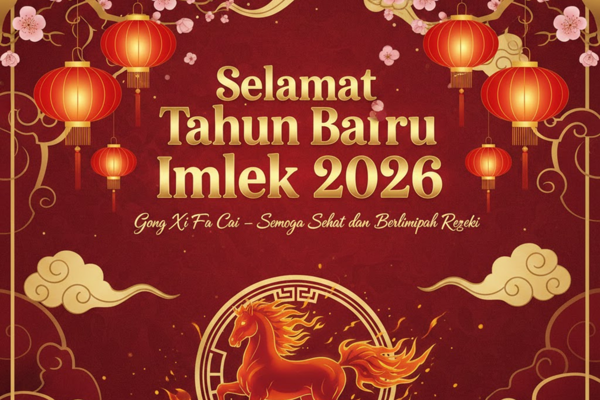 Imlek 2026, Gemini AI, Selamat Tahun Baru Imlek 2026, poster Imlek 2026, Tahun Baru Imlek 2577 Kongzili, Cara Bikin Poster Imlek 2026 di Gemini AI, Ini Prompt Siap Copy-Paste