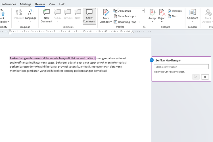 Microsoft Word, Bagaimana cara menambahkan komentar pada Microsoft Word, cara membuat comment di Word, cara menambahkan komentar di Word, Cara Menambahkan Komentar di Dokumen Microsoft Word dengan Mudah