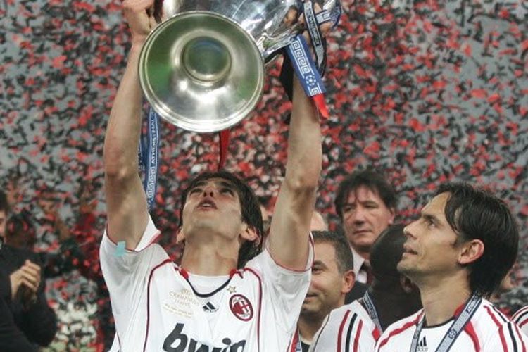 AC Milan, Reggina, Liga Italia, Andriy Shevchenko, Filippo Inzaghi, Ricardo Kaka, Serie A, Momen Pippo Inzaghi dan Kaka Jadi Monster Gol AC Milan 20 Tahun Silam