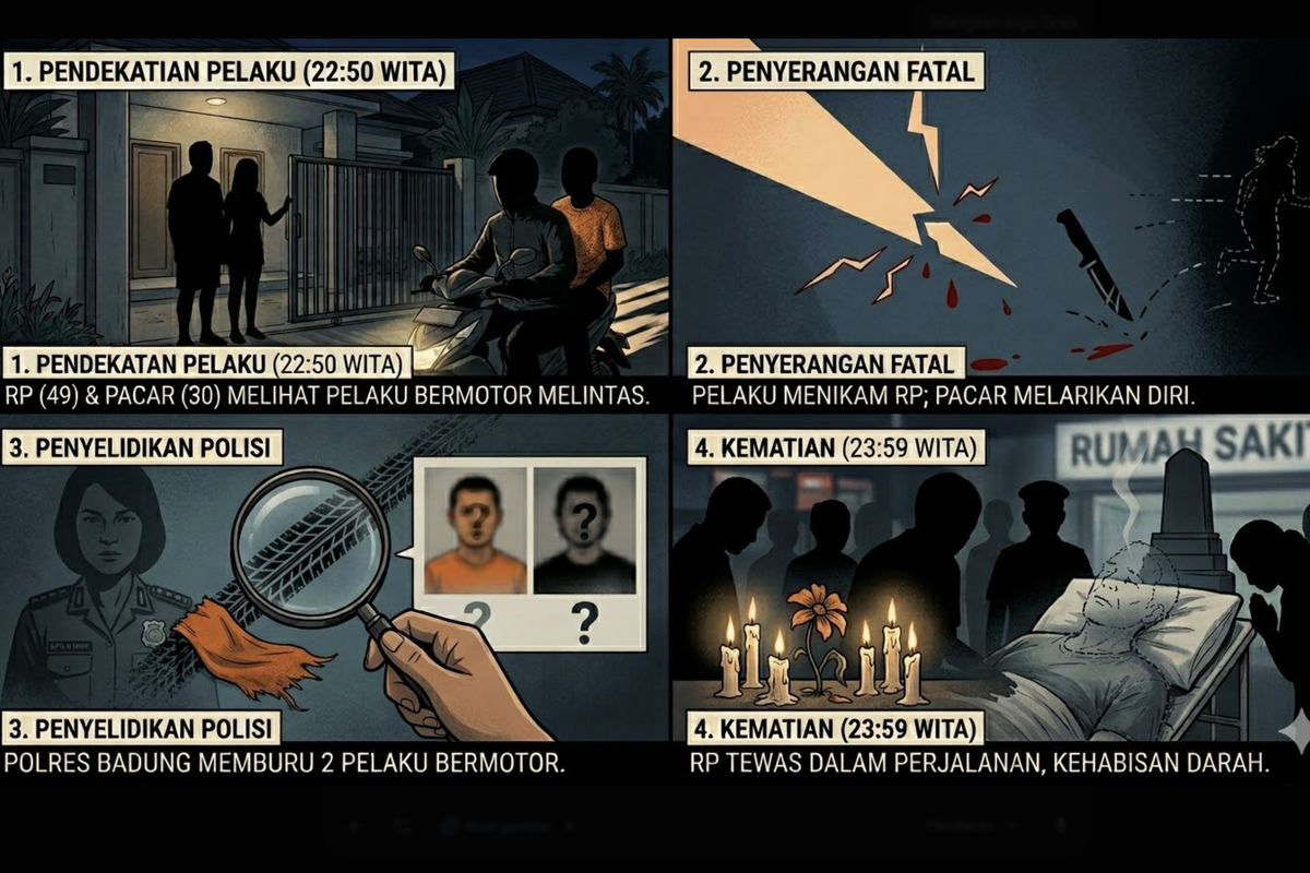 Kuta, 5 Fakta Pembunuhan WNA Belanda di Kuta Utara, Pelakunya Ternyata 2 Warga Brazil, 1. Kronologi Penusukan Membabi Buta, 2. Korban Tewas Akibat Kehabisan Darah, 3. Identitas Tersangka: Dua Warga Negara Brazil, 4. Pelaku Kabur ke Luar Negeri, 5. Pengajuan Red Notice ke Interpol