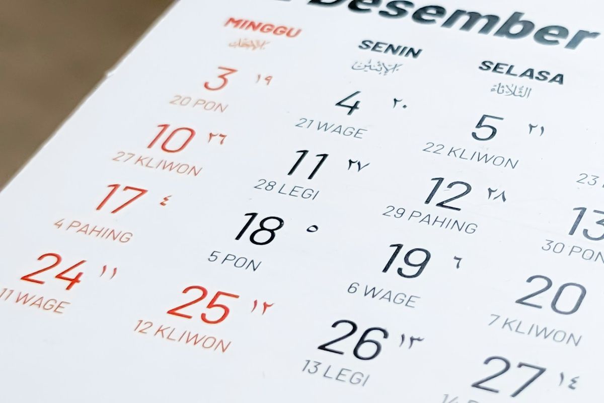 bulan Rajab, Kalender Bulan Rajab 1447 Hijriah: Lengkap dengan Tanggalan Jawa