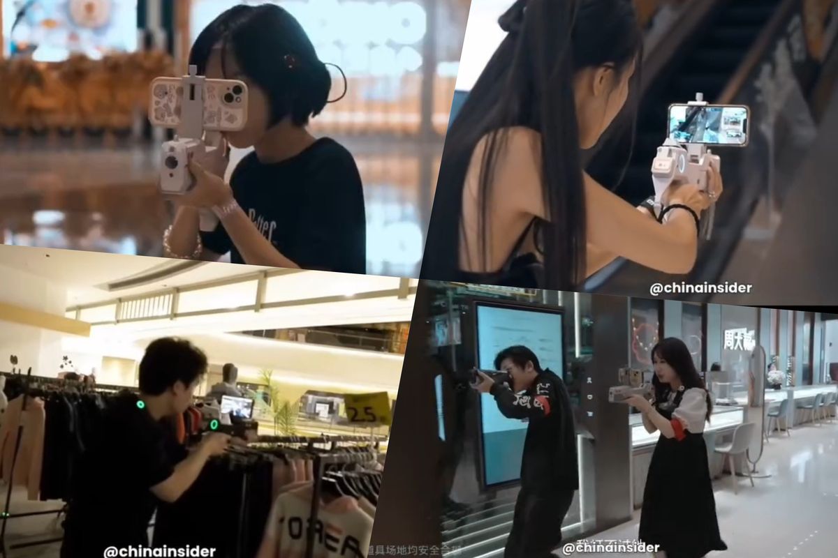 Gen Z, game, PUBG, Seru Banget, Gen Z China Main PUBG di Dunia Nyata Pakai AR