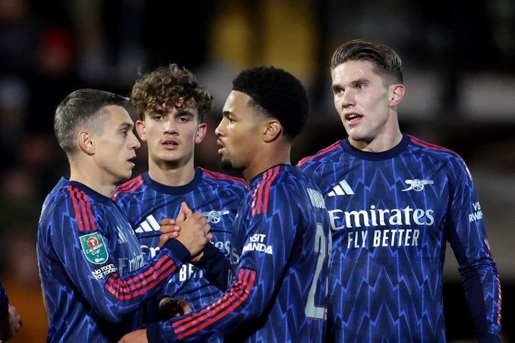 Arsenal, Crystal Palace, Mikel Arteta, Jadwal Siaran Langsung Arsenal Vs Crystal Palace di Piala Liga Inggris 2025-2026, Arteta Akan Merotasi Arsenal, Badai Cedera Crystal Palace, Prediksi Susunan Pemain Arsenal vs Crystal Palace, Siaran Langsung Arsenal vs Crystal Palace