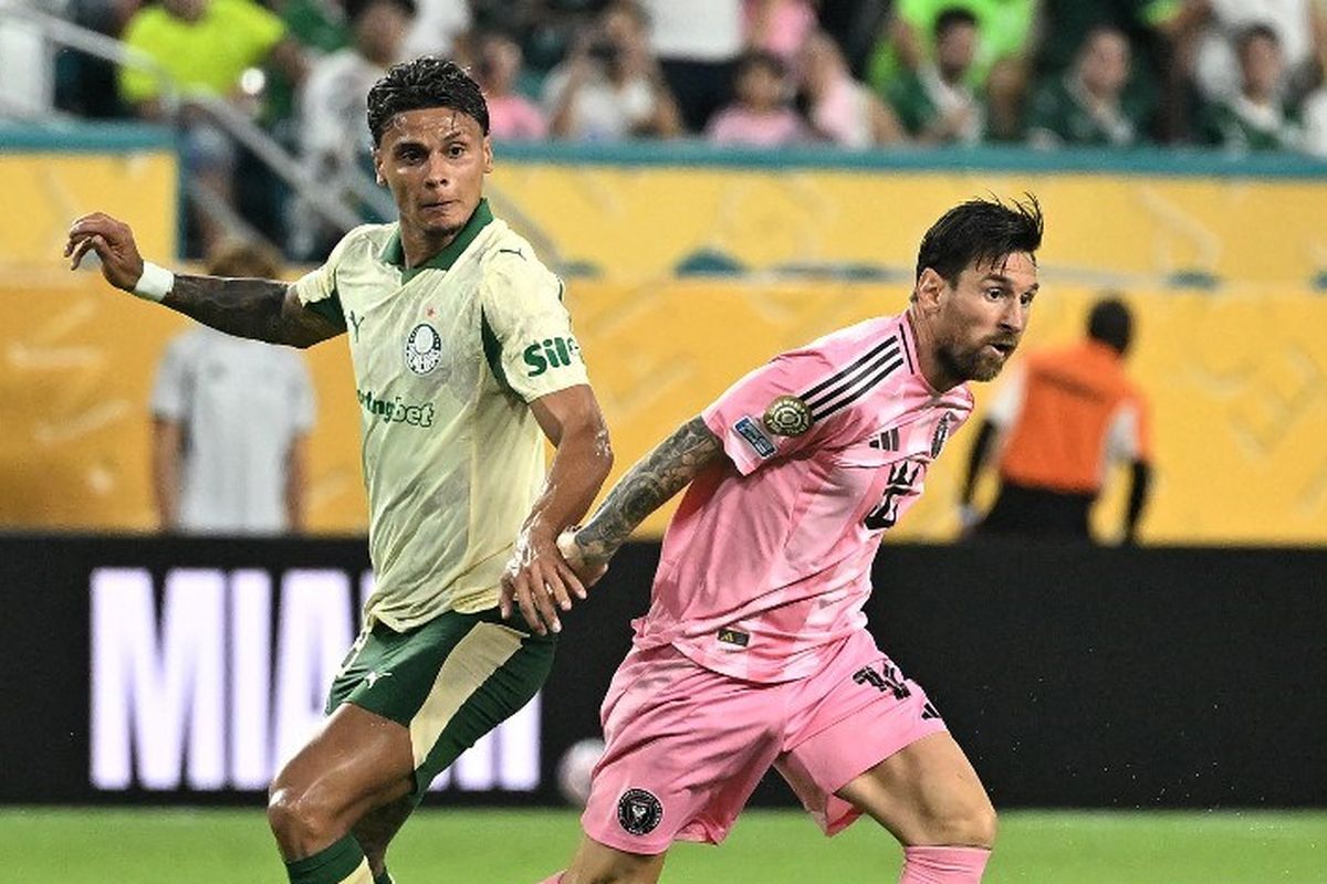 Inter Miami, Messi, Piala Dunia Klub, Palmeiras, Lionel Messi, Inter Miami vs Palmeiras, hasil piala dunia antarklub 2025, hasil inter miami vs palmeiras, Lionel Messi Pertahankan Rekor, Inter Miami ke 16 Besar Piala Dunia Antarklub 2025