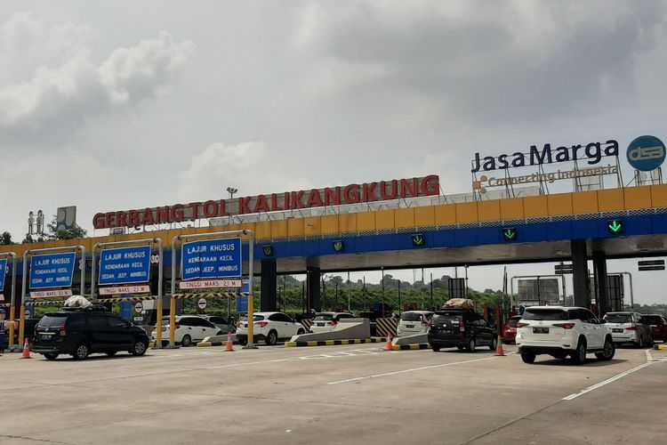 arus mudik, Jasa Marga, Mudik Lebaran, kepadatan lalu lintas, lalu lintas kendaraan, H-7 Lebaran, 600.000 Kendaraan Telah Tinggalkan Jabodetabek