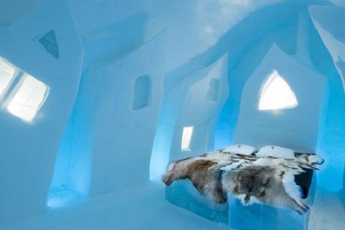 Bak Istana Es di Film Frozen, Swedia Buka Hotel yang Terbuat dari Es