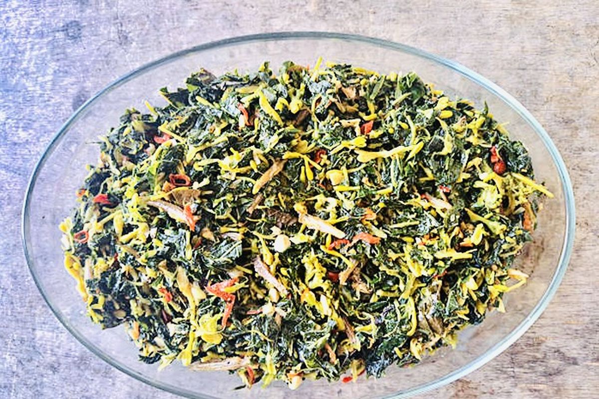 sayuran, gurih, segar, oseng, resep, daun pepaya, tumis, Anti Pahit, Ini Cara Membuat Oseng Daun dan Bunga Pepaya, Bahan-Bahan, Bahan tambahan, Tips mengolah agar tidak pahit, Cara membuat oseng daun dan bunga pepaya