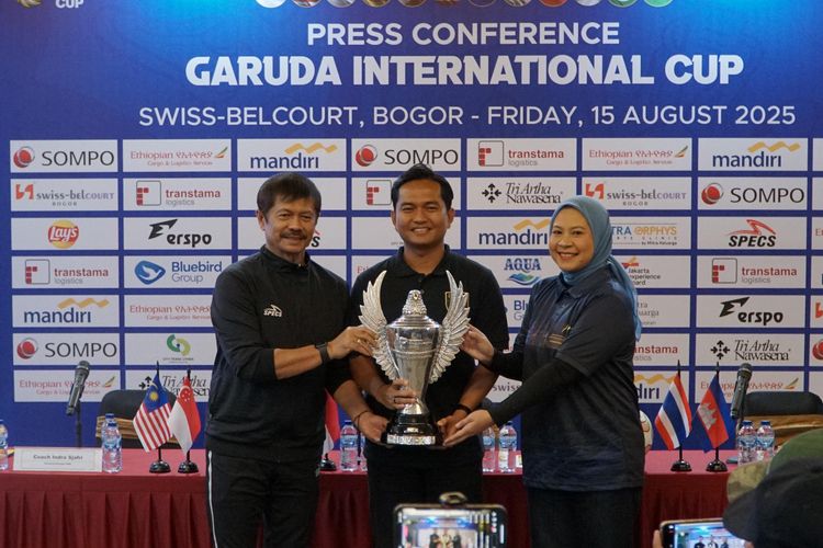 Indra Sjafri, Simon Tahamata, Garuda International Cup, Garuda International Cup 2025, GIC 2025, Garuda International Cup 2025 Resmi Digelar, Indra Sjafri dan Simon Tahamata Hadir