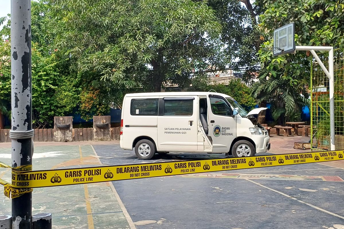 mobil, SDN 01 Pagi, Cilincing, tabrakan, Mobil tabrak siswa SD, Mobil Tabrak Siswa SD di Cilincing, Diduga Salah Injak Pedal