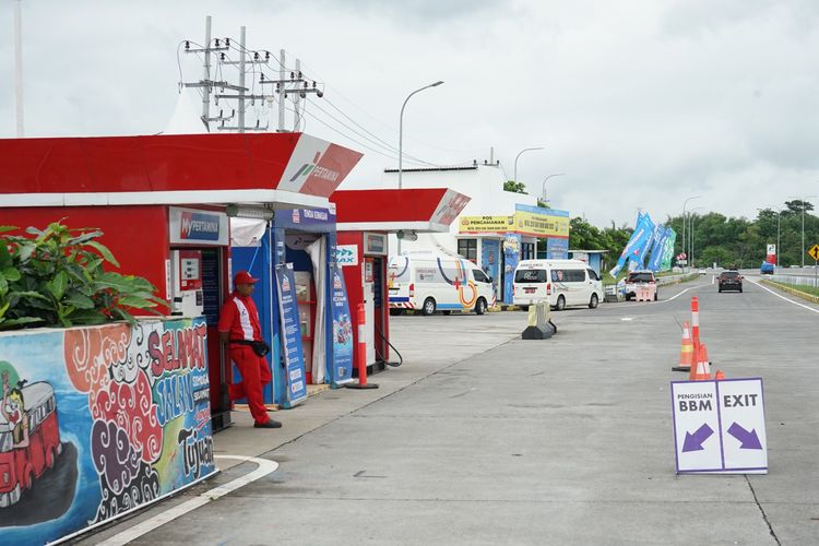 Modular, rest area, mudik, jalan tol, Layanan  BBM Motorist dan Modular Siaga di Rest Area Trans-Jawa