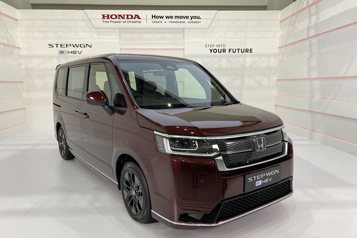 Honda, Honda Step WGN, Eksterior, Honda Step WGN e:HEV, Mobil Hybrid, Bahasa Desain Honda Step WGN yang Akan Meluncur di GIIAS 205