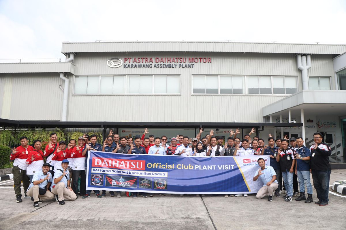 Daihatsu, Karawang Assembly Plant, pabrik mobil, pabrik daihatsu, komunitas motor, Daihatsu Ajak Komunitas Motor Kunjungi Pabrik Perakitan Mobil