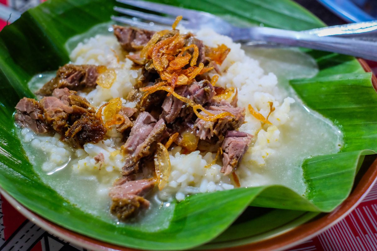 Cara membuat nasi gandul, resep nasi gandul, resep nasi gandul pati, masakan khas jawa tengah, Resep Nasi Gandul Nikmat, Rahasia Rasa Ada di 1 Bahan Pelengkap