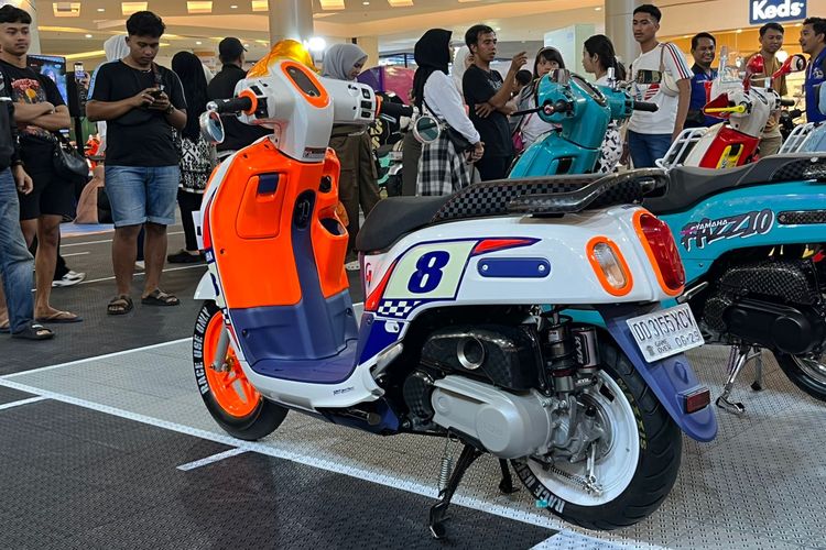 Yamaha Fazzio, Matic Cub, Fazzio Modifest, Skutik kalcer, Fazzio Modifest 2025, Matic Cub Karya Elmo Jadi Yamaha Fazzio Paling Kalcer di Makassar