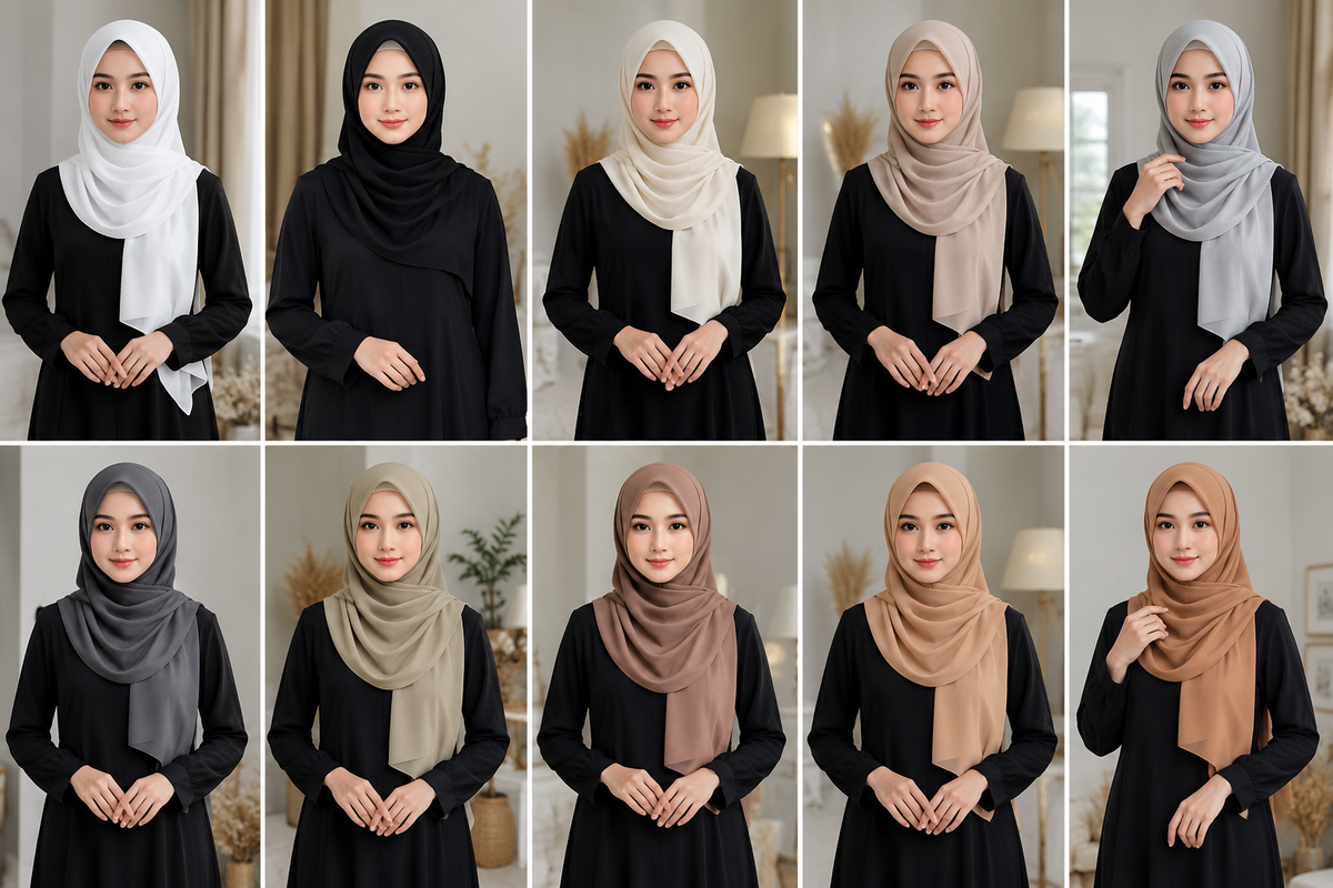 gamis hitam cocok dengan jilbab warna apa, Gamis Hitam Cocok dengan Jilbab Warna Apa? Ini 20 Inspirasinya, Gamis Hitam Cocok dengan Jilbab Warna Apa?, Warna Jilbab Netral yang Cocok dengan Gamis Hitam, Jilbab beige untuk tampilan natural, Warna Jilbab Earth Tone yang Cocok dengan Gamis Hitam, Warna Jilbab Soft yang Cocok dengan Gamis Hitam, Warna Jilbab Bold yang Cocok dengan Gamis Hitam, Tips Mix and Match Gamis Hitam dengan Jilbab, Kesalahan yang Harus Dihindari Saat Memadukan Gamis Hitam dan Jilbab, FAQ Seputar Gamis Hitam Cocok dengan Jilbab Warna Apa, Kesimpulan