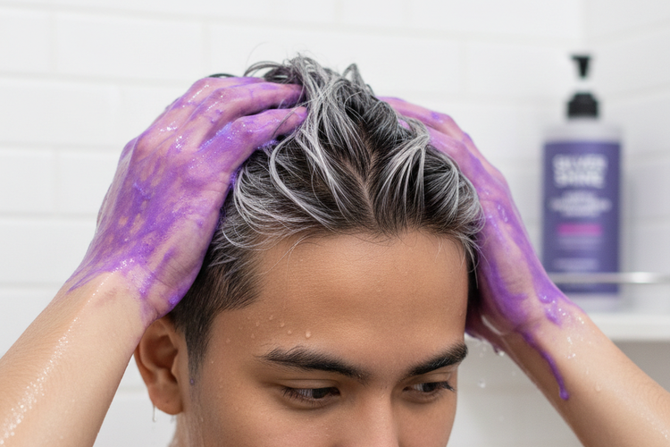 cara merawat rambut beruban, Cara Merawat Rambut yang Beruban di Usia Muda, Hilangkan penumpukan dan logam dengan sampo chelating dan clarifying, Gunakan sampo toning, Perbanyak kelembapan, Manfaatkan kondisioner tanpa bilas, Jangan lupa dengan pelindung panas