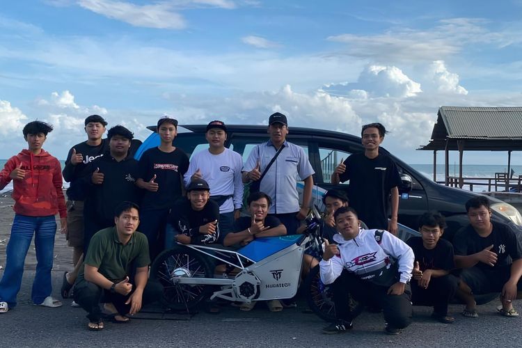 Motor listrik, SMK Muhammadiyah 3 Yogyakarta, Motor drag listrik, Mugatech, Spesifikasi Motor Drag Listrik Rakitan Siswa SMK Muhammadiyah 3 Yogyakarta