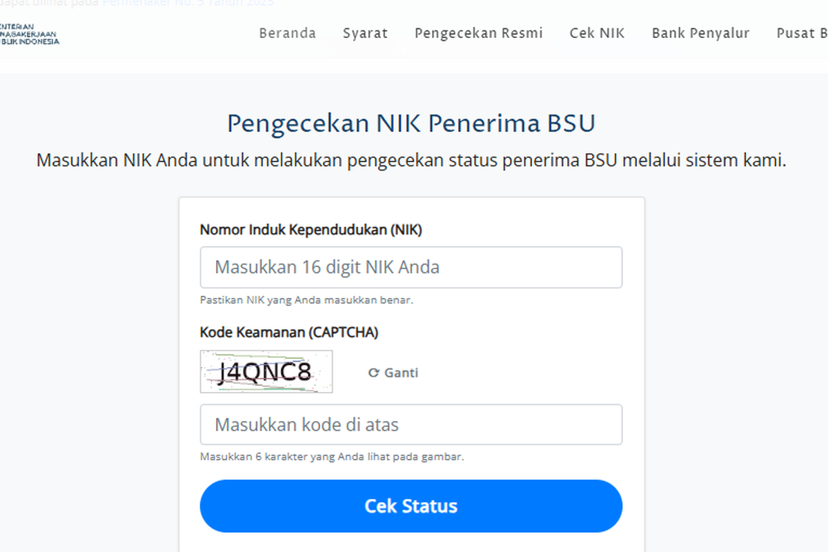 BSU 2025, bsu.kemnaker.go.id, cara cek bsu di kemnaker, bsu 2025 cair, Cek Segera! BSU 2025 Terakhir Cair Minggu Ini via Web Kemnaker