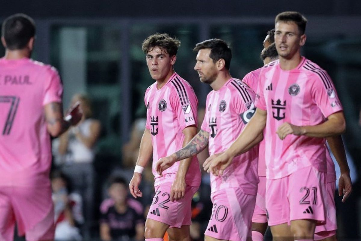 Lionel Messi, Jordi Alba, Major League Soccer, Inter Miami, MLS 2025, Seattle Sounders, Inter Miami vs Seattle Sounders, Hasil Inter Miami Vs Seattle Sounders 3-1: Messi Tembus 20 Gol, Ukir Rekor MLS
