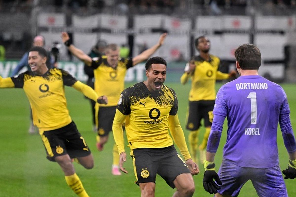 DFB Pokal, Eintracht Frankfurt, Dortmund vs Frankfurt, Borussia Dortmund, Dortmund ke 16 Besar DFB Pokal Usai Lalui Drama Adu Penalti