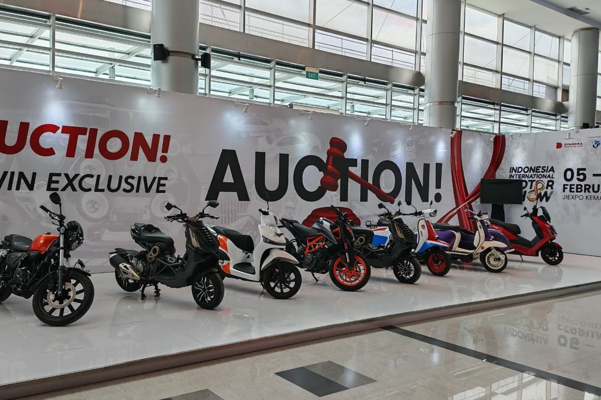 lelang, IIMS, lelang motor, IIMS 2026, Ikut Lelang di IIMS 2026, Ada Italjet Dragster hingga BMW GS 310