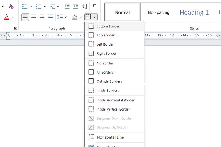 Microsoft Word, cara membuat garis di Word, bagaimana cara membuat garis pada dokumen Word, Cara membuat garis di Word, cara membuat garis di word, Bagaimana cara membuat garis pada dokumen Word, 4 Cara Membuat Garis di Microsoft Word dengan Mudah dan Cepat, 1. Cara membuat garis di Word dengan shortcut kombinasi simbol, 2. Cara membuat garis di Word dengan Border, 3. Cara membuat garis di Word dengan Horizontal Line, 4. Cara membuat garis di Word dengan Shape