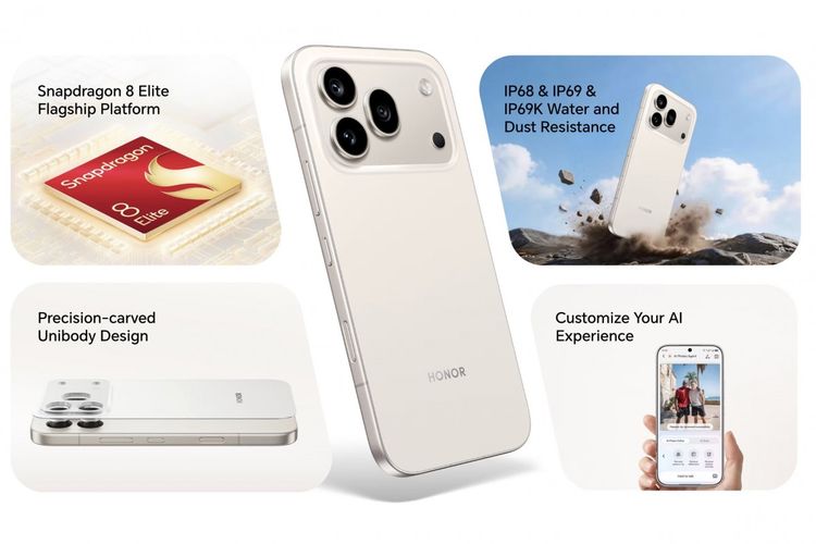 Honor, Honor 600 Pro, iPhone 17 Pro, Honor 600, Honor 600 dan 600 Pro Debut Global, Desain Mirip iPhone 17 Pro
