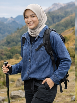 25 Outfit Naik Gunung Wanita Hijab yang Nyaman dan Tetap Stylish, Tips Memilih Outfit Naik Gunung untuk Wanita Hijab, 25 Outfit Naik Gunung Wanita Hijab yang Nyaman dan Stylish, Rekomendasi Hijab yang Nyaman untuk Naik Gunung, Hal yang Perlu Dihindari Saat Memilih Outfit Naik Gunung