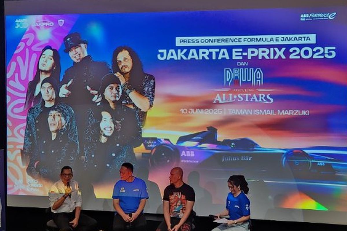 Jakarta E-Prix 2025, Dewa 19 All Stars, Jakpro, dewa 19 all stars, Jakarta E-Prix 2025, Kolaborasi Balap Listrik dan Konser Dewa 19 All Stars