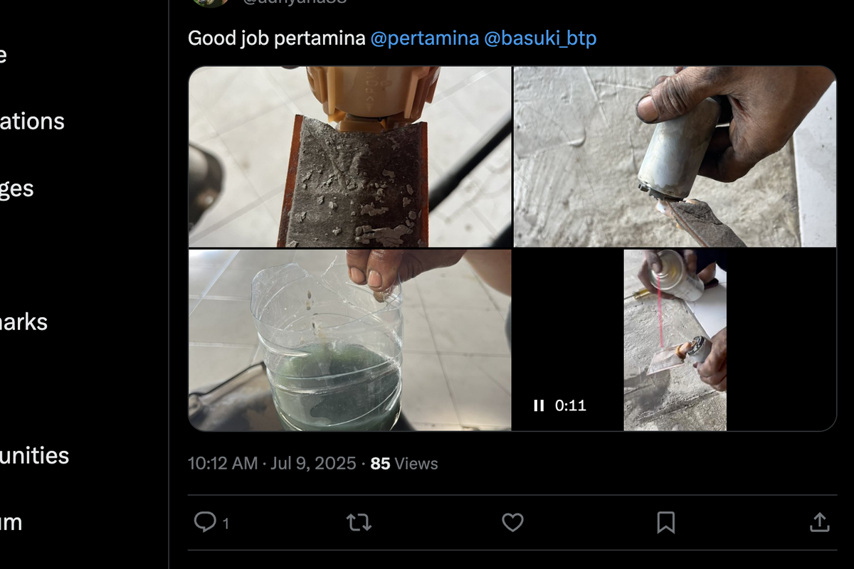 Pertalite, pertamina, pertalite, SPBU, Bali, Pertamina, Pertamina Tindaklanjuti dengan Pemeriksaan di SPBU, spbu bali, Video Pertalite Diduga Tercampur Lumpur di Wilayah Bali Viral, Ini Tanggapan Pertamina 