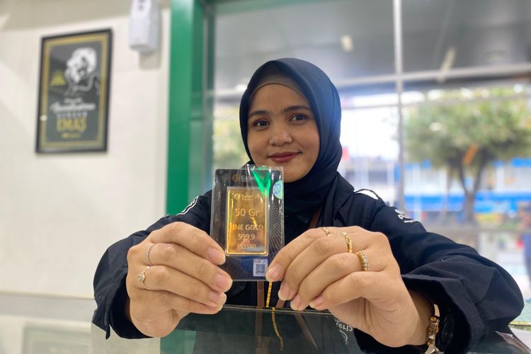 harga emas, emas Antam, Harga emas hari ini, Harga Emas Antam Kembali Menguat, Tembus Rp 2,6 Juta per Gram