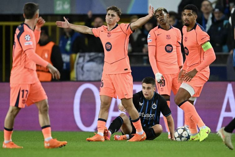 Lamine Yamal, cedera pubalgia, Barcelona, Liga Champions, liga champions, penyerang barcelona, Club Brugge vs Barcelona, Lamine Yamal Bicara tentang Cedera Selangkangan Usai Barcelona Ditahan Club Brugge