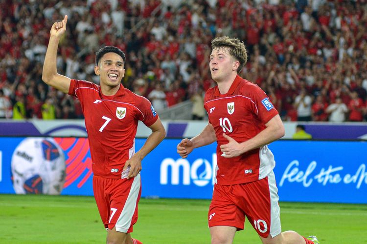 Timnas Indonesia, Berita Foto, Indonesia Vs Bahrain, Kualifikasi Piala Dunia 2026, ole romeny, Timnas Indonesia vs Bahrain, BERITA FOTO: Timnas Indonesia Merawat Asa Lolos Piala Dunia 2026, Taklukkan Bahrain
