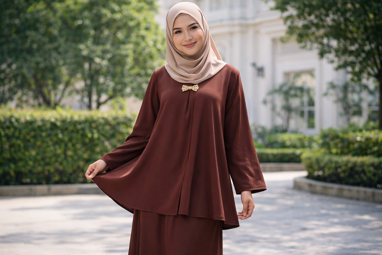 butter yellow, 9 Tren Warna Baju Lebaran 2026, Mahogany dan Butter Yellow Paduan Elegan, 1. Mahogany, 2. Butter Yellow, 3. Sage Green, 4. Dusty Pink, 5. Champagne, 6. Navy Blue, 7. Olive, 8. Soft Lilac, 9. Caramel Latte
