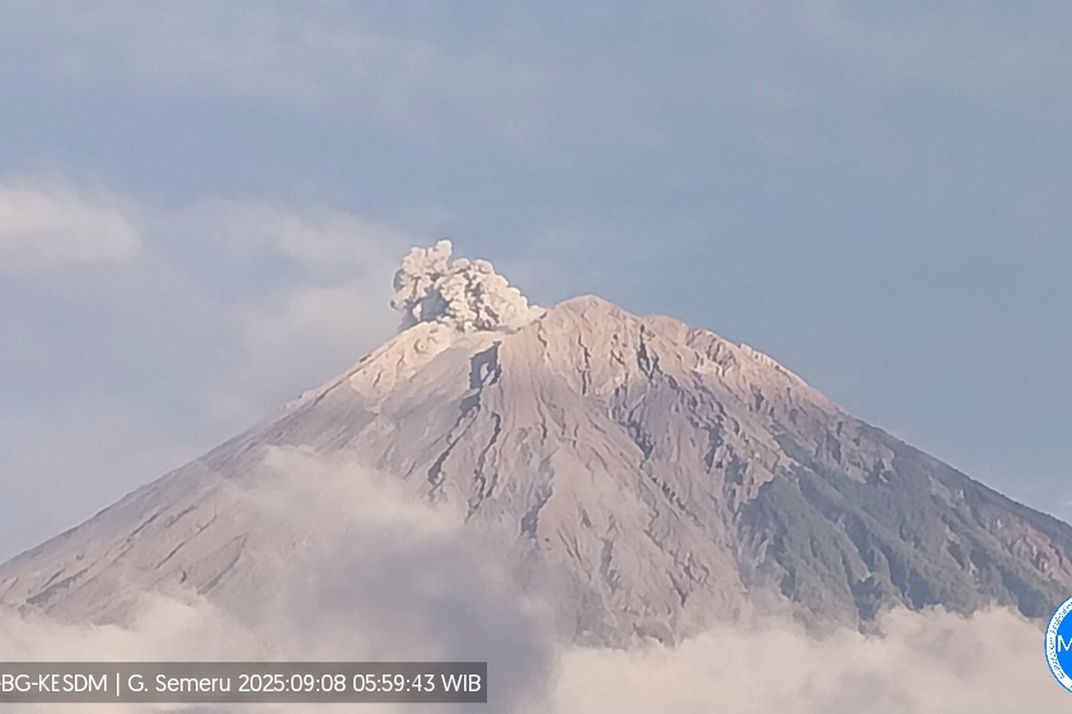 Status Gunung Semeru Level II, erupsi Gunung Semeru 22 September 2025, PVMBG peringatan Semeru, kolom abu Semeru 700 meter, awan panas Semeru Lumajang, radius bahaya Gunung Semeru, lahar hujan Besuk Kobokan, gunung tertinggi di Jawa erupsi, Gunung Semeru Erupsi Lagi, Kolom Abu Capai 700 Meter: Warga Diminta Waspada Awan Panas, Rangkaian erupsi Semeru hari ini, Status gunung masih Waspada Level II, Potensi bahaya yang perlu diwaspadai, Gunung tertinggi di Jawa
