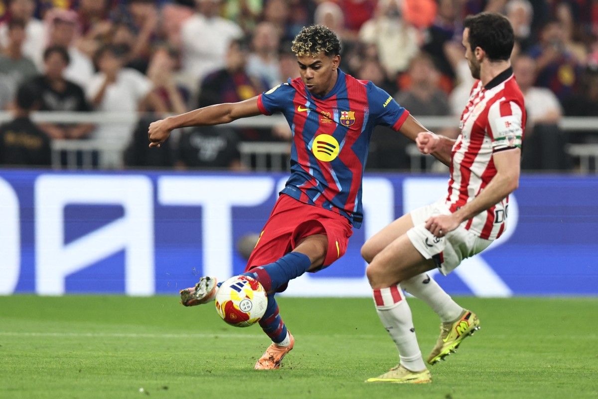 Barcelona, Athletic Bilbao, Piala Super Spanyol, Lamine Yamal, Alasan Lamine Yamal Tak Starter Saat Barcelona Gasak Bilbao