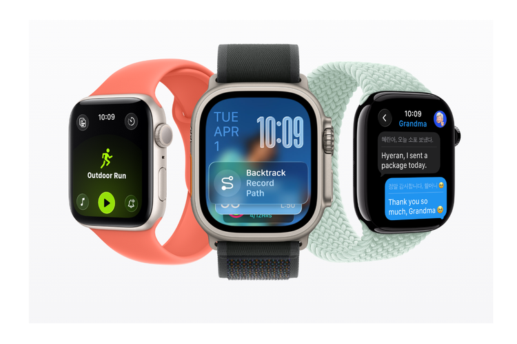 apple, SmartWatch, Apple Watch, fitur kesehatan, Liquid Glass, Apple watch series 11, apple watch ultra 3, apple watch SE 3, harga apple watch ultra 3, spesifikasi apple watch ultra 3, harga apple watch se 3, spesifikasi apple watch se 3, harga apple watch series 11, spesifikasi apple watch series 11, watchos 26, sleep score, workout buddy, notifikasi hipertensi, Apple Rilis 3 Smartwatch Sekaligus: Watch Ultra 3, Watch SE 3, dan Watch Series 11, Spesifikasi Apple Watch Ultra 3, Spesifikasi Apple Watch SE 3, Spesifikasi Apple Watch Series 11, Ditenagai WatchOS 26, Harga Apple Watch Ultra 3, Watch SE 3, dan Watch Series 11