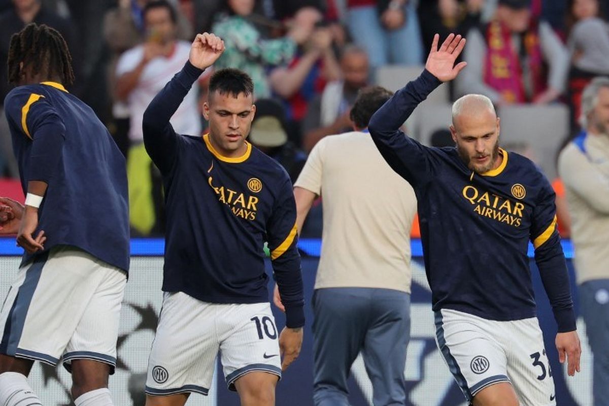 Barcelona, Liga Champions, Barcelona vs Inter, BARCELONA VS INTER, BARCELONA, Hasil Liga Champions, Barcelona Vs Inter, LIVE Barcelona Vs Inter 0-1, Gol Backheel Kilat Thuram Bawa Nerazzurri Unggul!