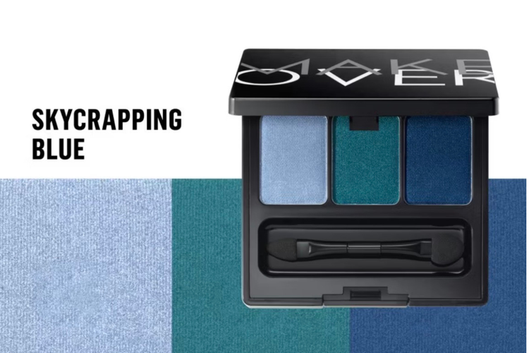 Eyeshadow, Eyeshadow Biru Jadi Tren, Ini 5 Rekomendasi Brand Lokal yang Bisa Jadi Pilihan, 1. Make Over Trivia Eyeshadow Skycrapping Blue, 2. Viva Eye Shadow Cream Biru, 3. Implora Eyeshadow Palette Ocean, 4. Inez Color Eyeshadow Palette, 5. Hanasui Eyemazing Eyeshadow Palette