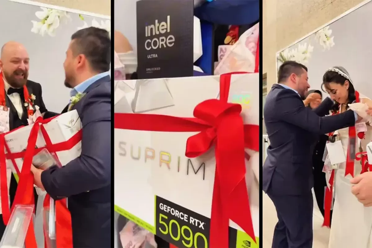 Turki, pengantin, RTX 5090, Bukan Uang dan Emas, Pengantin Ini Dapat Hadiah Pernikahan GPU dan RAM